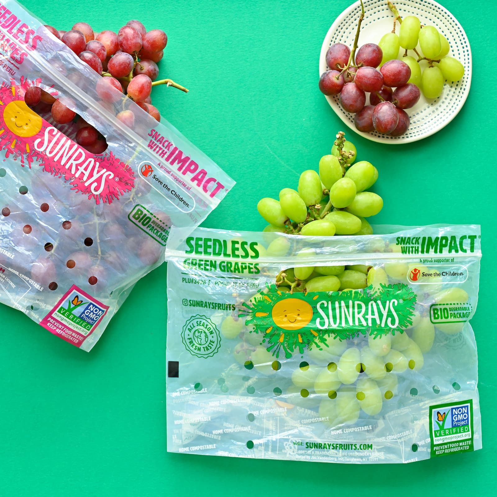 SUNRAYS Launch Market’s First Home Compostable Grape Bag