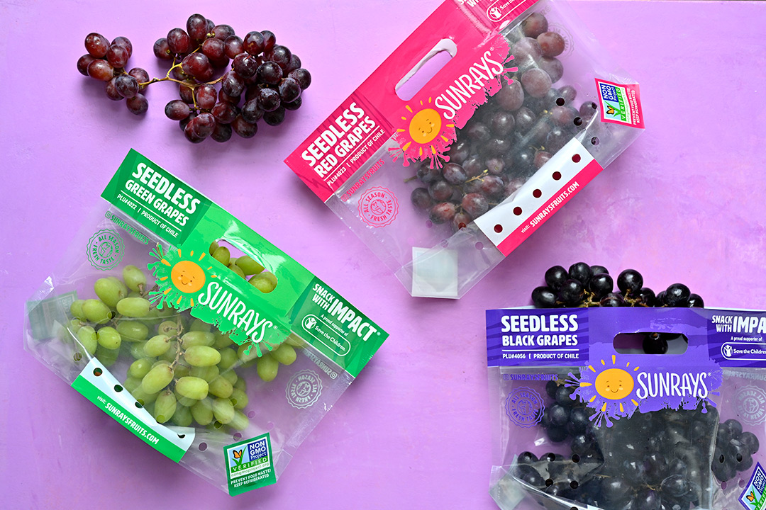 Sunrays® Grapes to Hit Stores This Winter as New Website Launched
